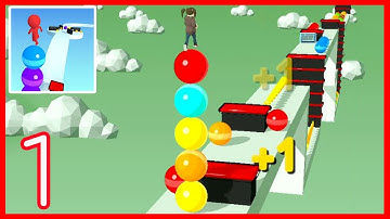 Stack Rider - Gameplay All Levels 1-15 (Android,iOS)