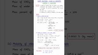 Class 12 Chemistry NCERT solutions ex 1.9