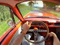 1965 Ford Mustang Fastback GT 289 V8 Manual - POV Test Drive | Great V8 Sound