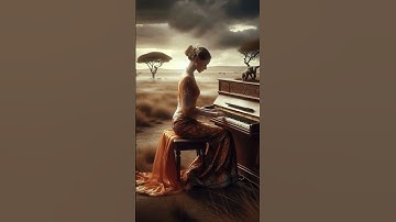 Thumbnail of Emotional Piano Elegance: A Serene Indonesian Folk Melody in a Stunning Kebaya by the Rice Fields
