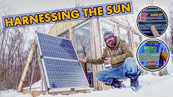 Solar Power In Our Greenhouse | An Off Grid Winter Garden Greenhouse in Canada For Year Round Food