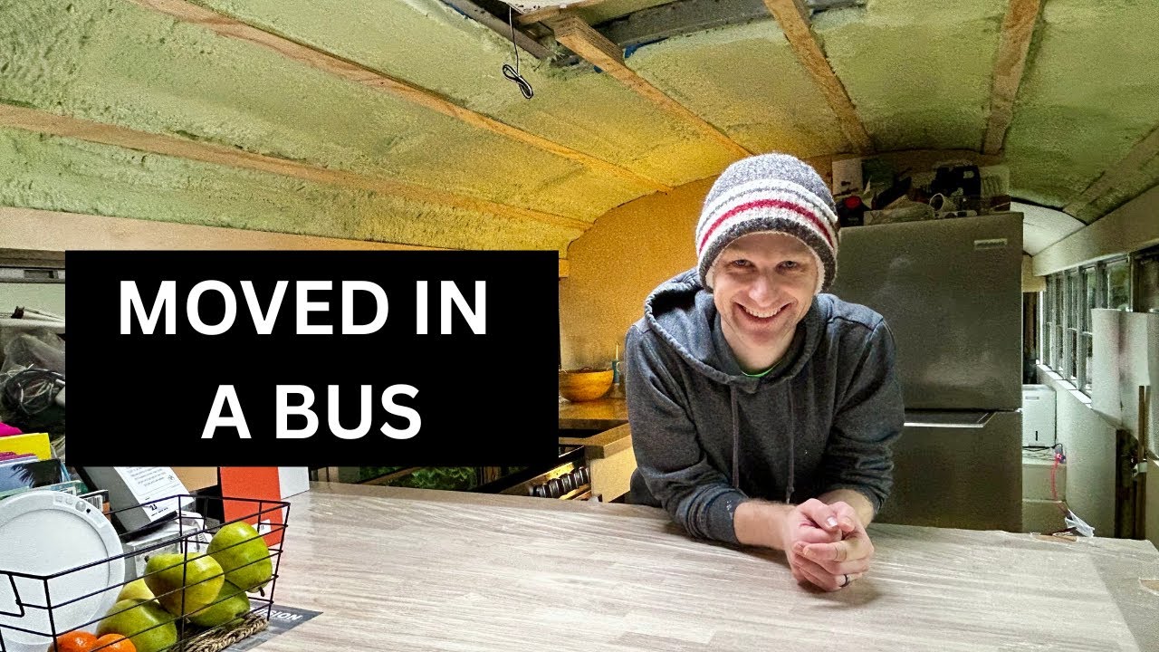 Family of 6 moved in a half-finished bus | Updated tour | Minimalist living in a skoolie