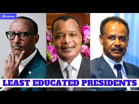 Top 10 Least Educated Presidents in Africa 2019