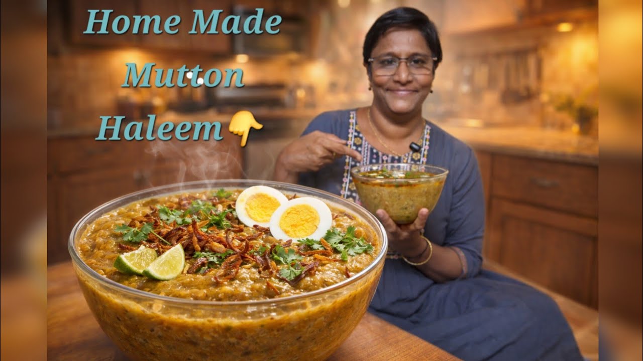 HOME MADE MUTTON HALEEM😋| #HaleemRecipe|#HomemadeHaleem| #CookingVideo|#RamzanSpecial