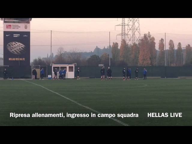 Ripresa allenamenti a Peschiera