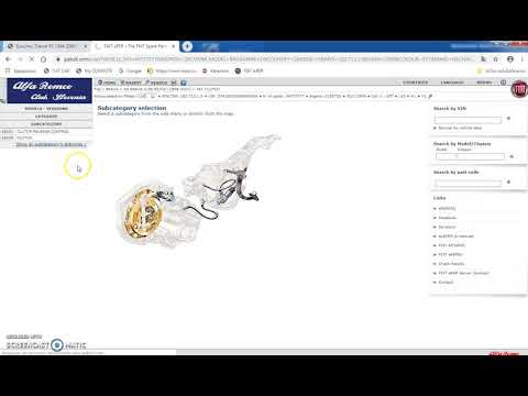 HOW TO FIND FIAT ALFA ROMEO OEM PARTS/CODES