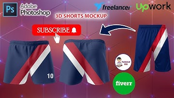 How to make a 3d shorts mockup | Photoshop Mockup TutorialTechnical USA|
