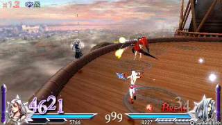 Dissidia 012 - Tifa DLC White Hair mod gameplay