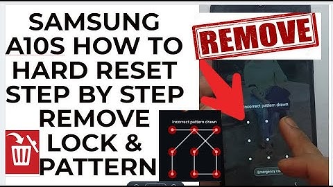 Samsung A10s How to Hard reset step by step.. remove lock & pattern