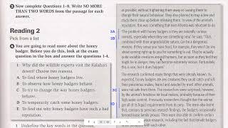 LIVE - IELTS bands 4 - 5 | Workbook - Unit 5 - Reading - On the trail of the honey badger LIVE - IELTS bands 4 - 5 | Workbook - Unit 5 - Reading - On the trail of the honey badger