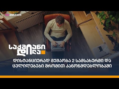 დისტანციურად მუშაობა 2 სამსახურში და ცვლილებები შრომით კანონმდებლობაში