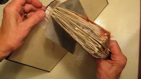 Attaching Signatures to a Rounded Spine Tutorial