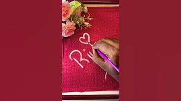 ✨Riya❤️ Sand Art | ASMR Satisfying Name Writing #sandart #shorts #name