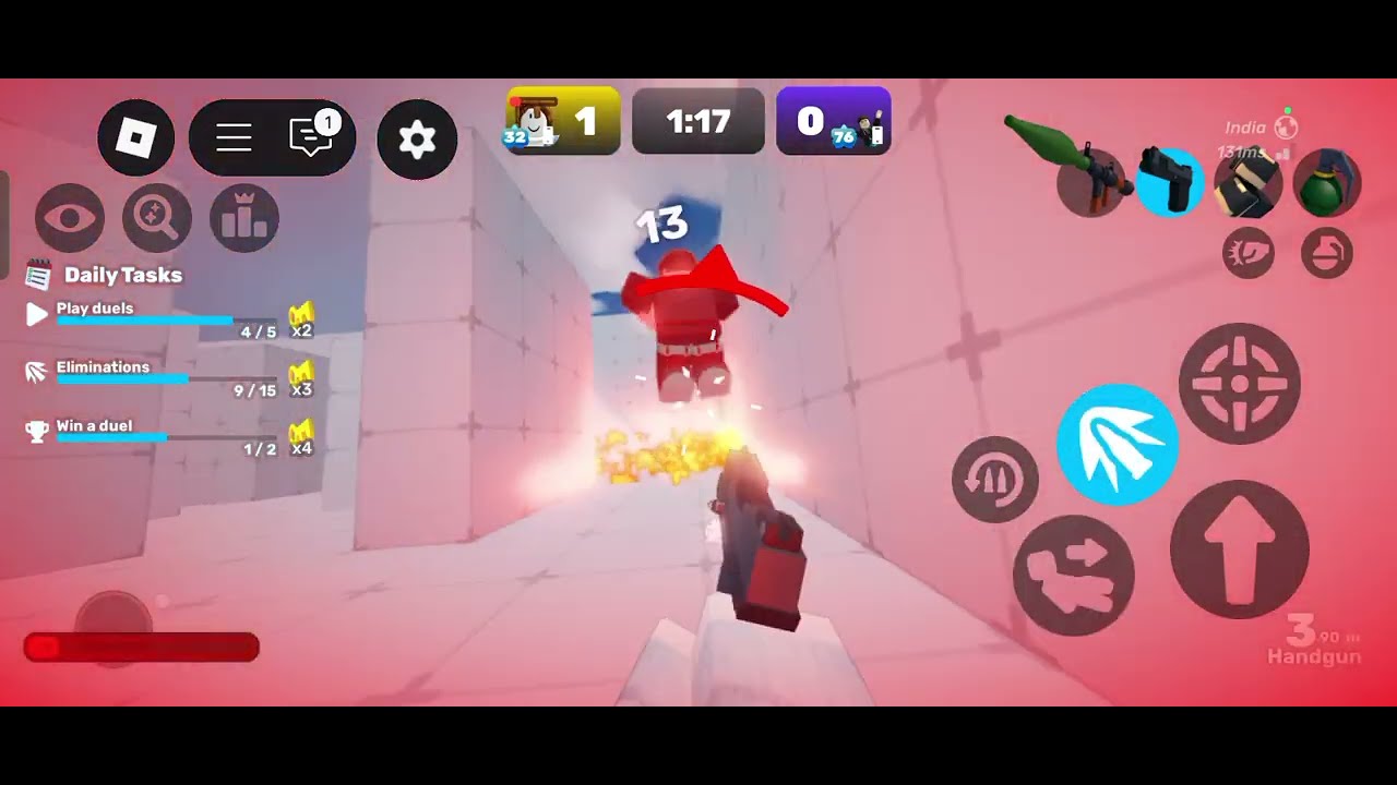 Roblox rivals intense game - YouTube
