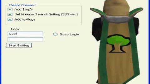 Runescape Woodcutting bot