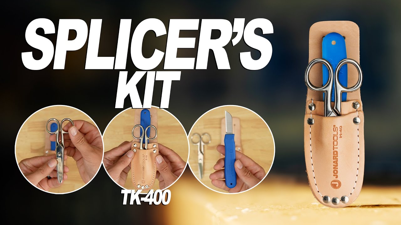 Jonard Tools Splicer's Kit (TK-400) Product Video - YouTube