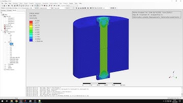 PrePoMax (CalculiX FEA) - Tutorial 34 - Bolted joint with preload