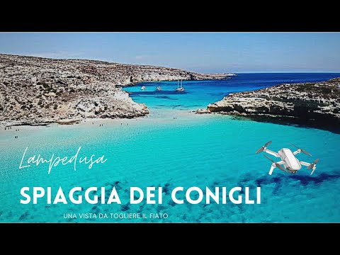 In volo sulla Spiaggia dei Conigli - Lampedusa 2021