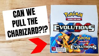 Opening EVOLUTIONS Pokemon Booster Box!!! Part 1