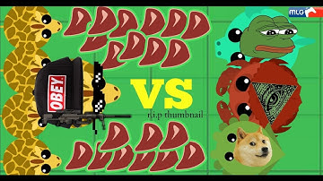 MOPE.IO OP GIRAFFE TROLLING // GIRAFFE KILLS KING CRAB WITH ABILITY // MOPE.io