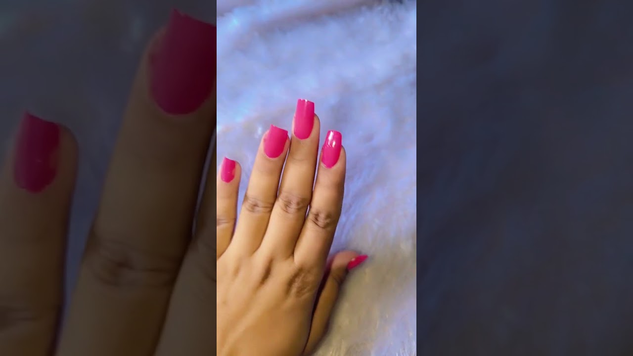 Dark Pink Nail polish