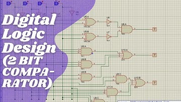 2 BIT COMPARATOR in Proteous