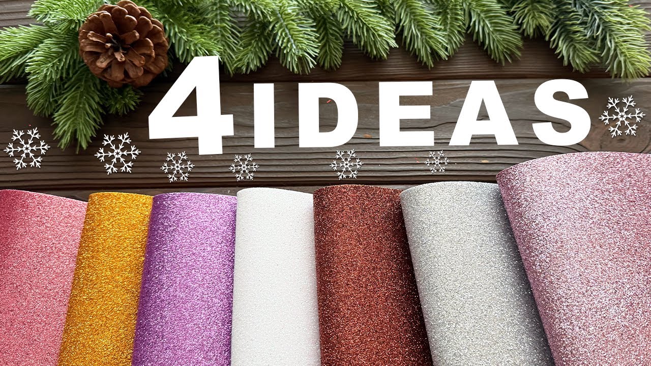 4 Christmas Ideas 🎄❄️ Christmas Ornaments Decorations DIY Crafts Ideas