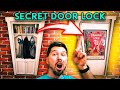 How to make a secret bookcase door lock