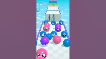 Ball Run 2048 (IOS, Android) New update Gameplay All Levels (Level 39) #Shorts