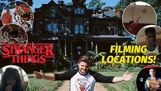 Stranger Things Filming Locations! (ALL 4 SEASONS)