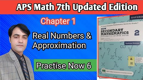 Practise Now 6, Chapter 1 II APS Maths 7th II New Secondary Mathematics Book 2 Updated Edition