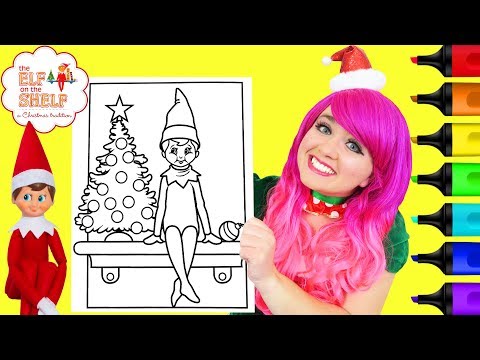 coloring-elf-on-the-shelf-christmas-coloring-page-prismacolor-paint-markers-|-kimmi-the-clown