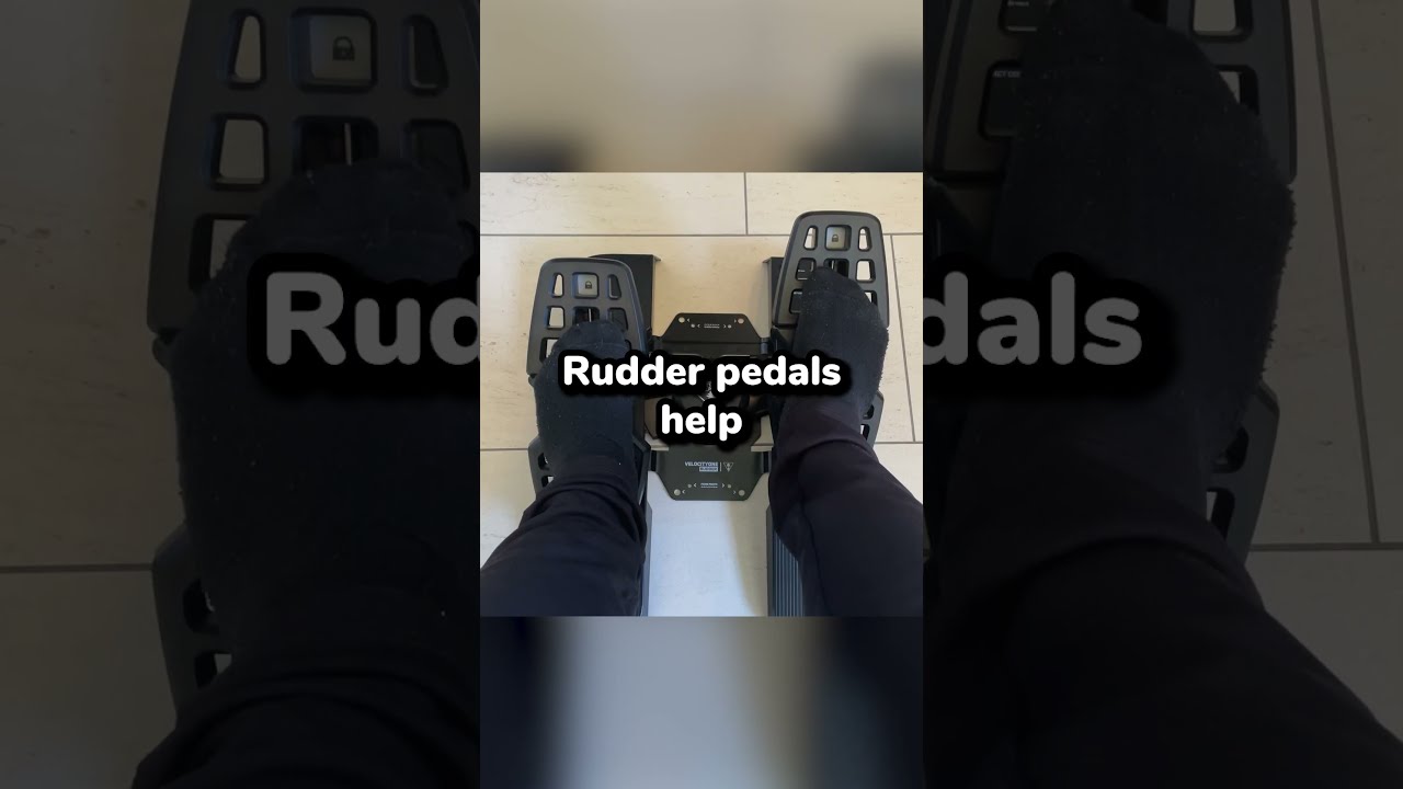 The Velocity One Flight Simulation Rudder Pedals For X Box PC