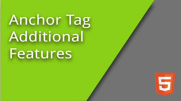 Lesser Known Features of Anchor Tags