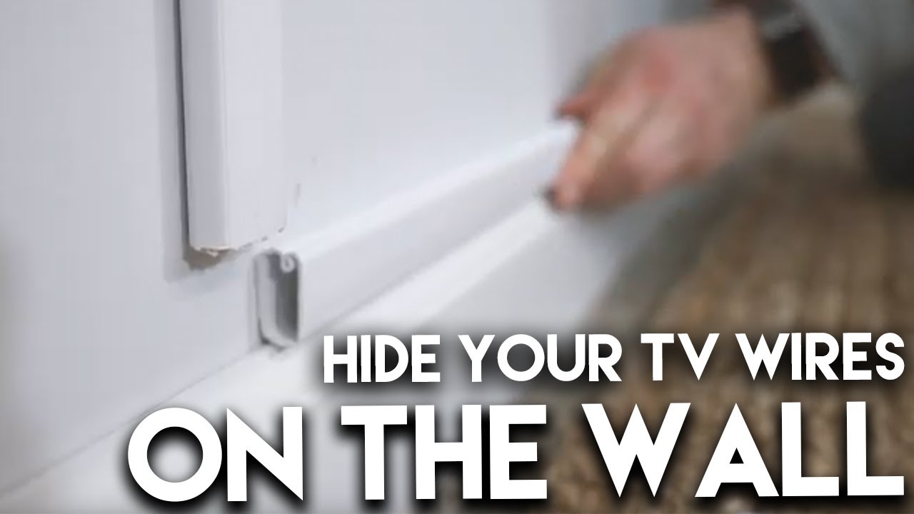How to Hide Your TV Cords in the Wall- ORC Week 5 - Pretty Real
