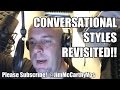 Conversational voiceover styles revisited