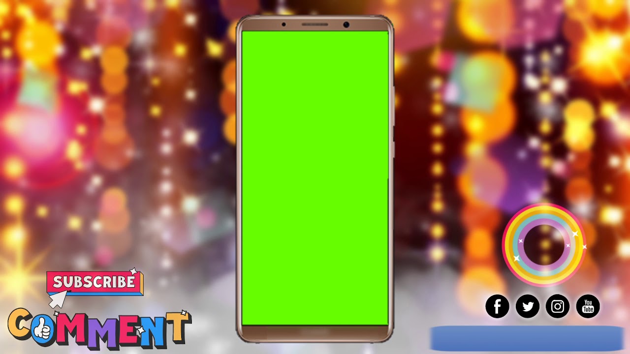 Copyright Free Mobile Frame Green Sreen Video | Israr Tutorials | #2