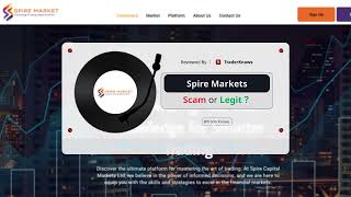 Spire Markets（spiremarkets.com）Scam Detection Warning!