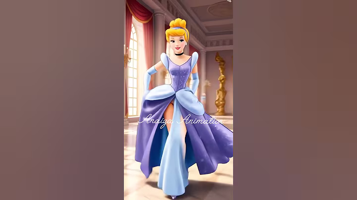 Disney Princess Cinderella Dress Transformation😍#disney #cinderella #dress #ai #shorts #viral