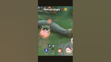 Helcurt angry 💢🤣 # nana funny gameplay 🤣#mobilelegends #viralvideo #mlbb Like & subscribe thok do 👊