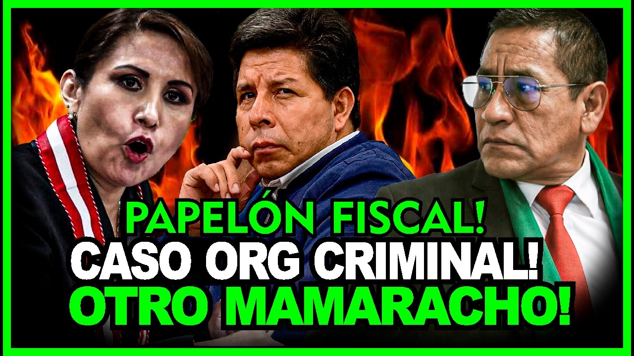 😱P. CASTILLO! SE CAE CASO ORGANIZACIÓN CRIMINAL? RESPONDE EL ABG WALTER MEDRANO