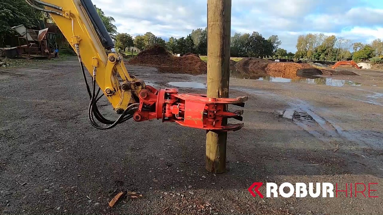Robur Hire Rotating Stone Grapple