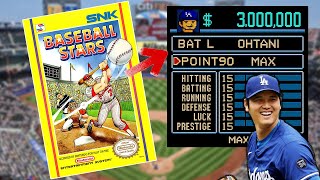 I UNLOCKED SHOHEI OHTANI on NES Baseball Stars (SECRET CODE?!)