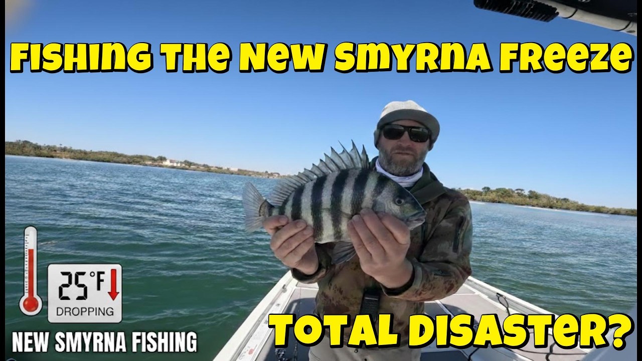 FISHING THE FLORIDA FREEZE?! 🥶 (New Smyrna Beach ICW Challenge)