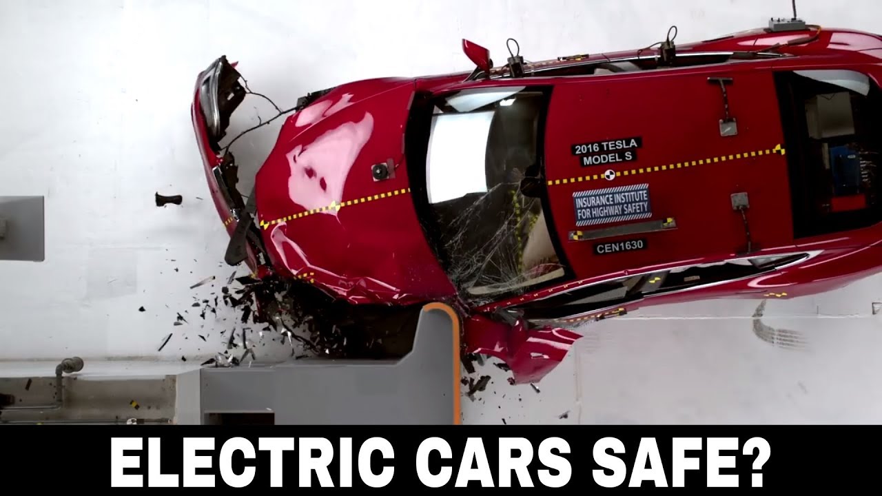 10 Electric Cars with Best Safety Ratings + Accident Testing Footage