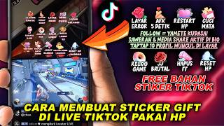 Tutorial on How to Make Gift Stickers on TikTok Live | Live TikTok Challenge with Transparent Bac... screenshot 4