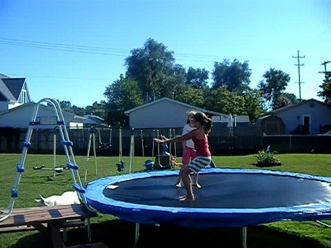 Jumping on the Trampoline.Again - YouTube