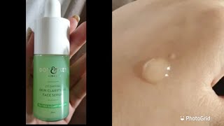 DOT AND KEY ZIT ZAPPING SKIN CLARIFYING FACE SERUM REVIEW IN TAMIL screenshot 3