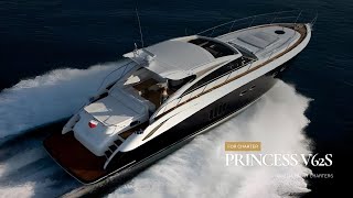 PRINCESS V62S Day Yacht Charter | Navélia Yacht Charters French Riviera