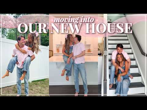 Thumbnail for MOVING INTO OUR FIRST HOUSE!🏡 | Unpacking, First Few Days, Organizing, New Home | Lauren Norris